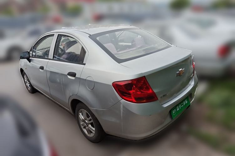Used Chevrolet Sail 2013 Sedan 1.2L Manual Ideal Edition Rear Left 45 Deg