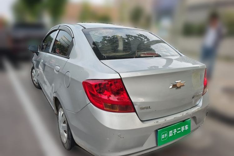 Used Chevrolet Sail 2013 Sedan 1.4L Manual - Youyi Happiness Edition Rear Left 45 Deg