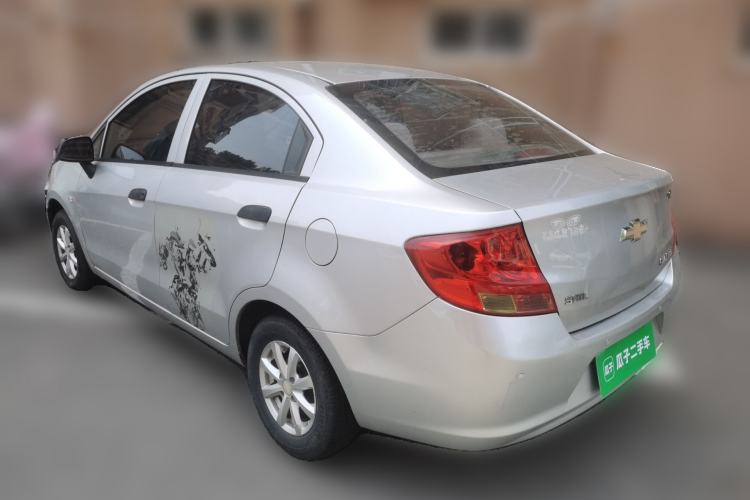 Used Chevrolet Sail 2013 Sedan 1.2L Manual Fashion Edition Rear Left 45 Deg