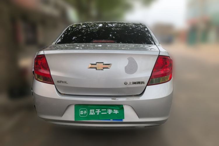 Used Chevrolet Sail 2013 Sedan 1.2L Manual Fashionable Happiness Edition Rear