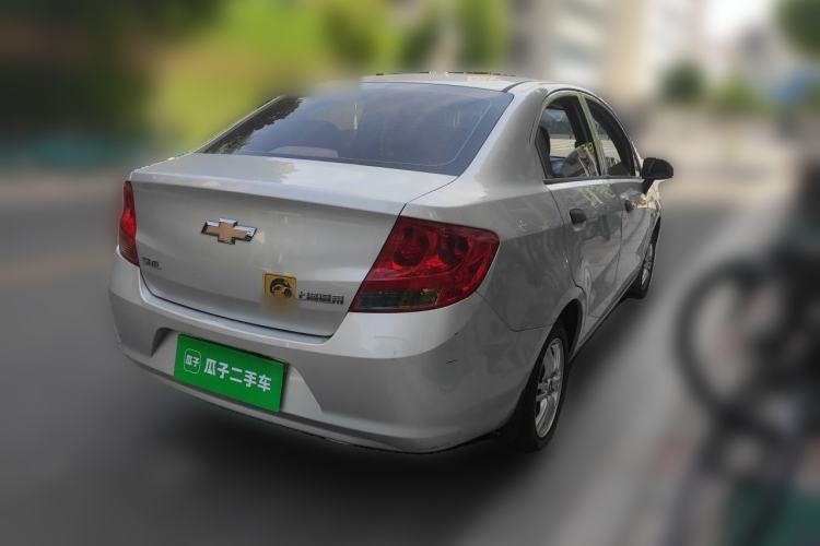 Used Chevrolet Sail 2013 Sedan 1.4L Manual Ideal Happiness Edition Rear Right 45 Deg