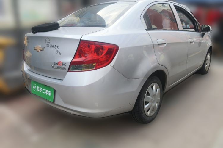 Used Chevrolet Sail 2013 Sedan 1.4L Manual Elegance Edition Rear Right 45 Deg