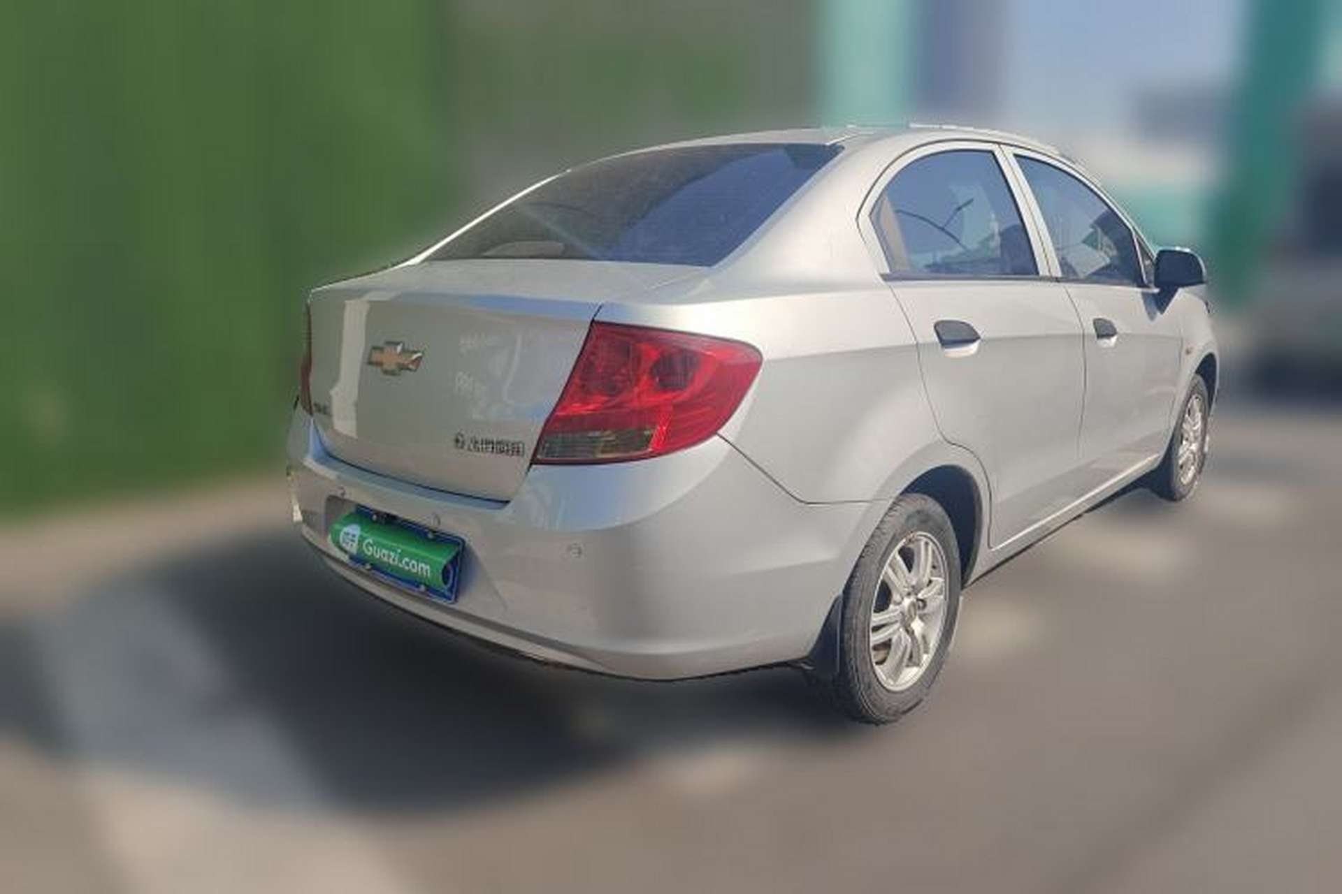Used Chevrolet Sail 2013 Sedan 1.4L Manual Ideal Happiness Edition Rear Right 45 Deg