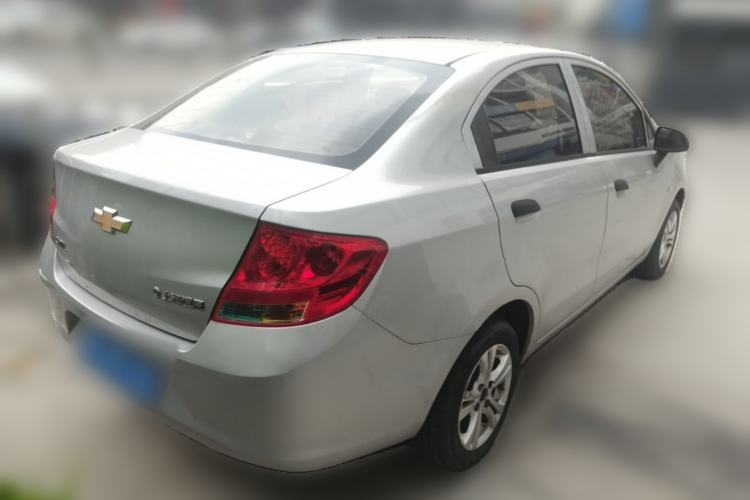 Used Chevrolet Sail 2013 Sedan 1.4L Manual Ideal Happiness Edition Rear Right 45 Deg
