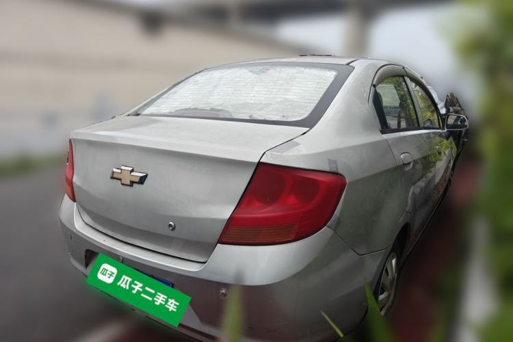 Used Chevrolet Sail 2013 Sedan 1.4L AMT Enjoy Edition Rear Right 45 Deg