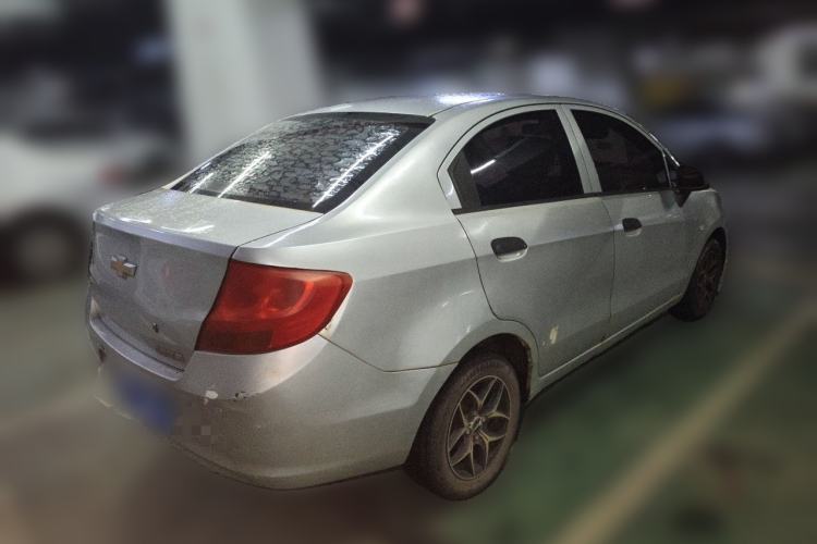 Used Chevrolet Sail 2013 Sedan 1.2L Manual Ideal Edition Rear Right 45 Deg