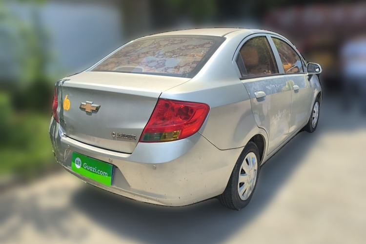Used Chevrolet Sail 2013 Sedan 1.4L Manual Elegance Edition Rear Right 45 Deg