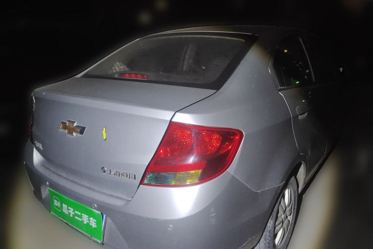 Used Chevrolet Sail 2013 Sedan 1.4L Manual Ideal Happiness Edition Rear Right 45 Deg