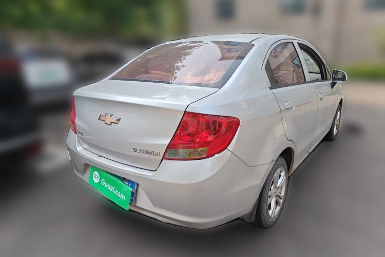 Used Chevrolet Sail 2013 Sedan 1.4L Manual Elegance Edition Rear Right 45 Deg