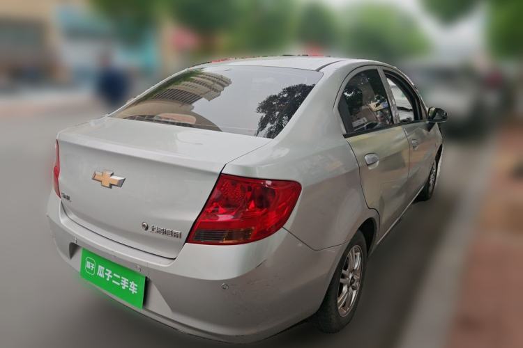 Used Chevrolet Sail 2013 Sedan 1.4L AMT Enjoy Edition Rear Right 45 Deg