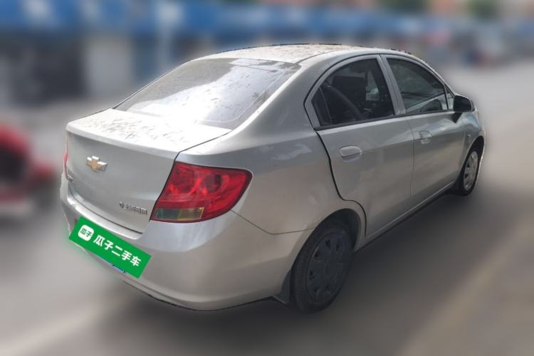 Used Chevrolet Sail 2013 Sedan 1.4L Manual Elegance Edition Rear Right 45 Deg