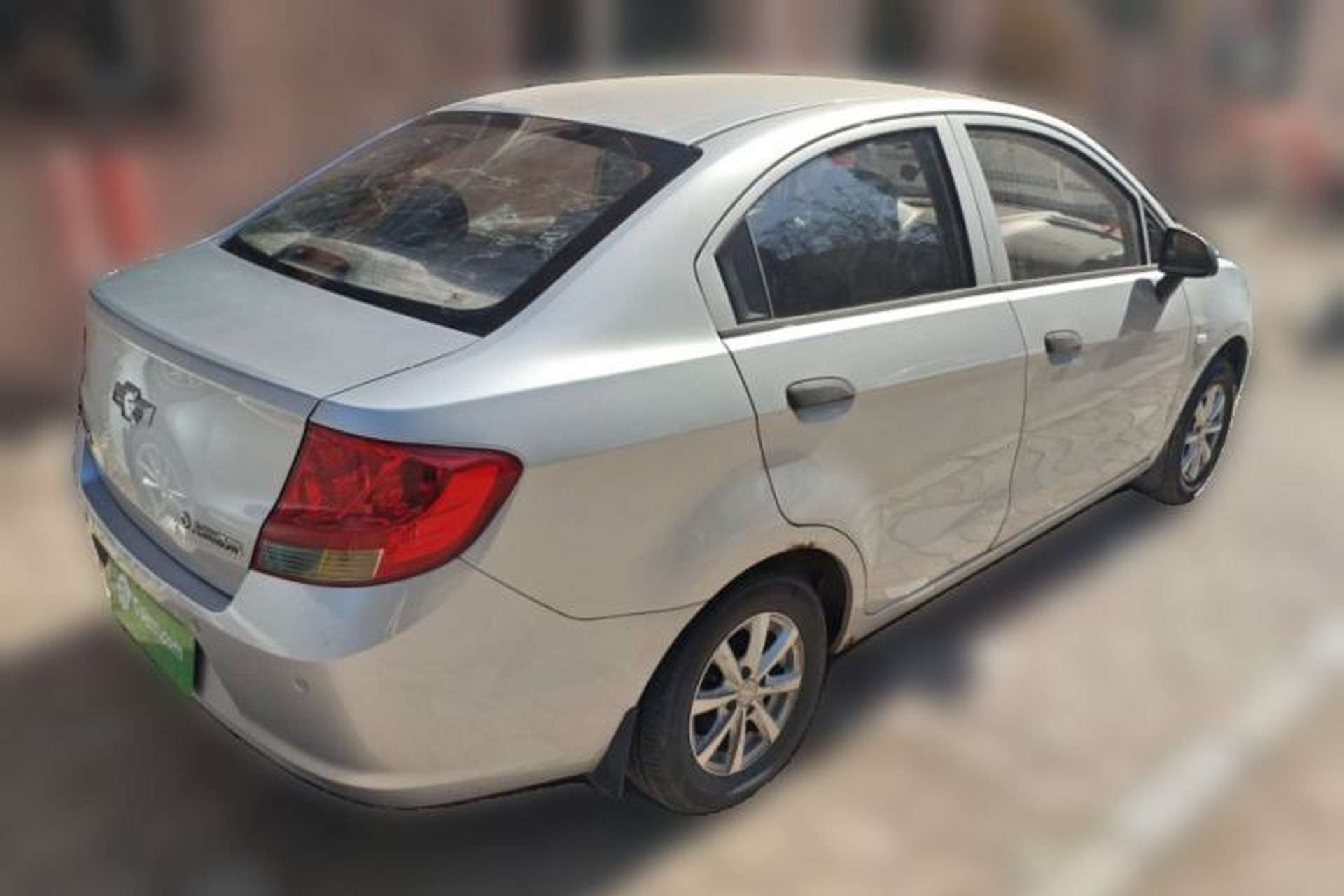 Used Chevrolet Sail 2013 Sedan 1.2L Manual Fashionable Happiness Edition Rear Right 45 Deg