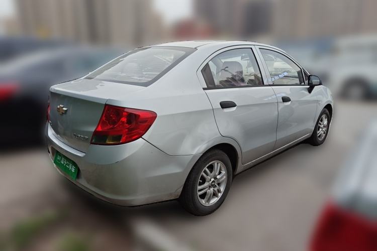 Used Chevrolet Sail 2013 Sedan 1.2L Manual Ideal Edition Rear Right 45 Deg