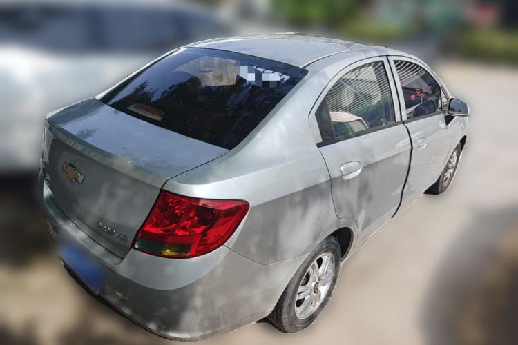 Used Chevrolet Sail 2013 Sedan 1.4L AMT Enjoy Edition Rear Right 45 Deg