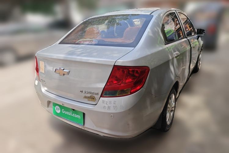 Used Chevrolet Sail 2013 Sedan 1.4L Manual - Youyi Happiness Edition Rear Right 45 Deg