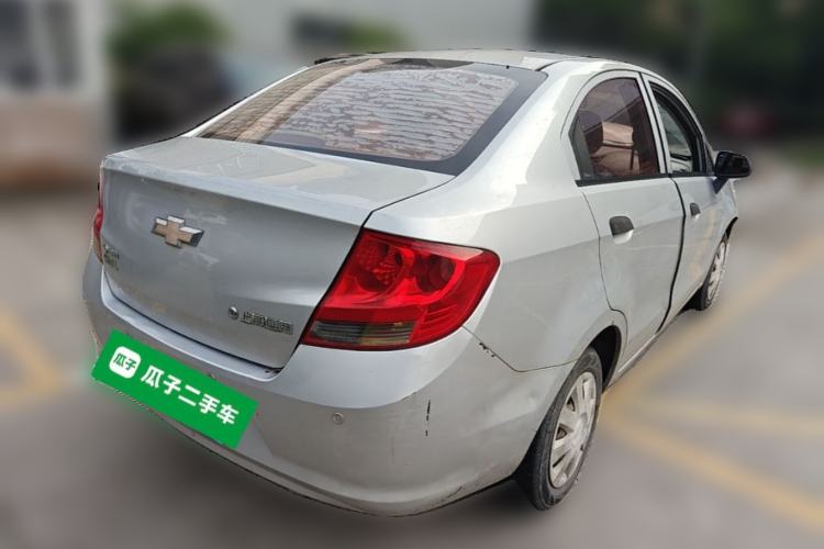 Used Chevrolet Sail 2013 Sedan 1.4L Manual Ideal Edition Rear Right 45 Deg