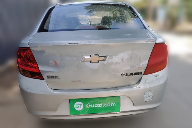 Used Chevrolet Sail 2013 Sedan 1.2L Manual Warm Edition Rear