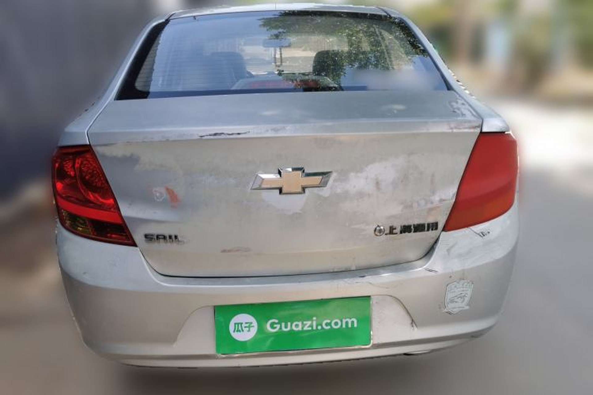 Used Chevrolet Sail 2013 Sedan 1.2L Manual Warm Edition Rear