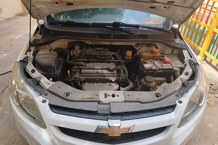 Used Chevrolet Sail 2013 Sedan 1.2L Manual Fashionable Happiness Edition Engine Bay