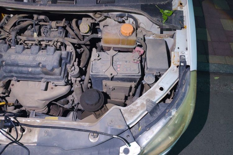 Used Chevrolet Sail 2013 Sedan 1.4L Manual Ideal Happiness Edition Engine Bay Left