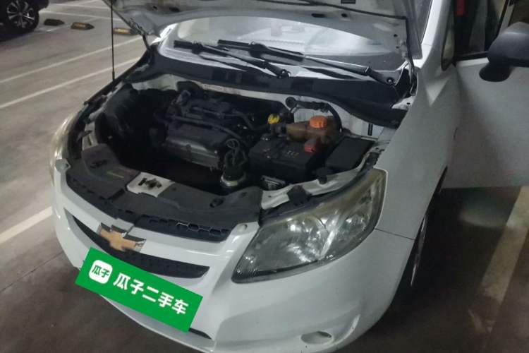 Used Chevrolet Sail 2013 Sedan 1.2L Manual Fashionable Happiness Edition Engine Bay Left