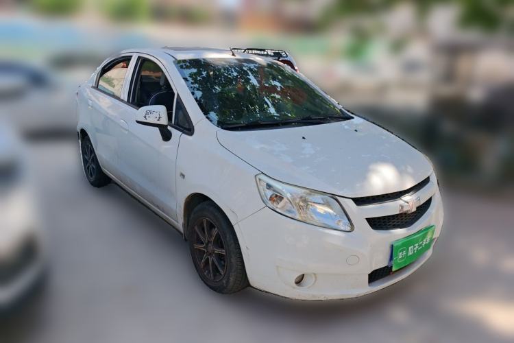 Used Chevrolet Sail 2013 Sedan 1.4L AMT Enjoy Edition Front Right 45 Deg