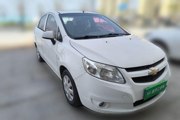 Used Chevrolet Sail 2013 Hatchback 1.4L Manual Enjoyment Edition Front Right 45 Deg