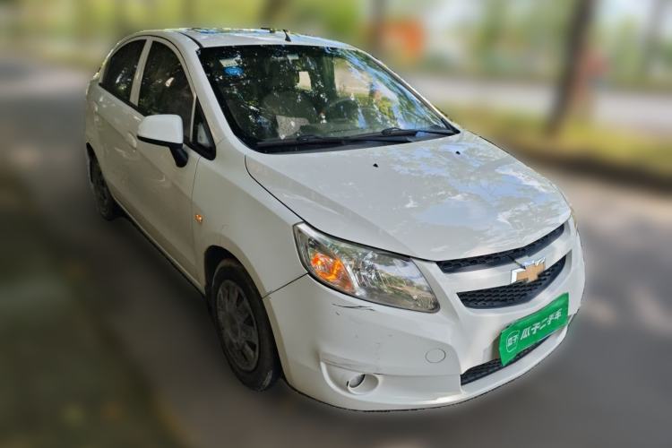 Used Chevrolet Sail 2013 Sedan 1.4L AMT Enjoy Edition Front Right 45 Deg