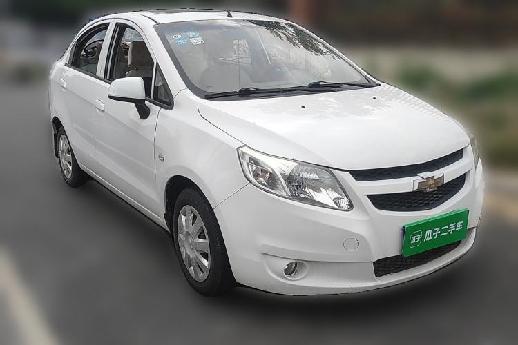 Used Chevrolet Sail 2013 Sedan 1.4L AMT Enjoy Edition Front Right 45 Deg