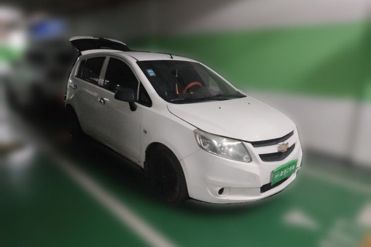 Used Chevrolet Sail 2013 Hatchback 1.2L AMT Ideal Edition Front Right 45 Deg