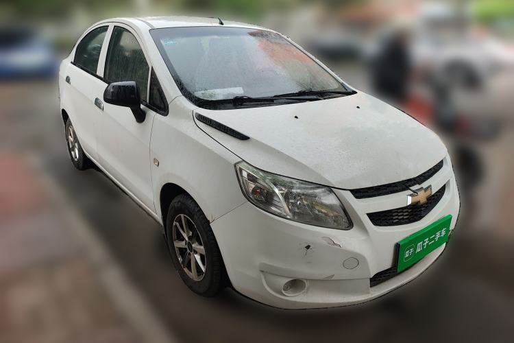 Used Chevrolet Sail 2013 Sedan 1.2L Manual Happiness Edition Front Right 45 Deg