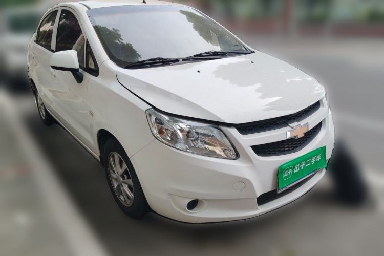 Used Chevrolet Sail 2013 Sedan 1.2L Manual Ideal Edition Front Right 45 Deg