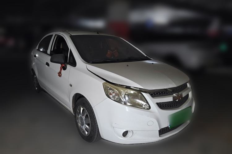 Used Chevrolet Sail 2013 Sedan 1.4L Manual Ideal Edition Front Right 45 Deg