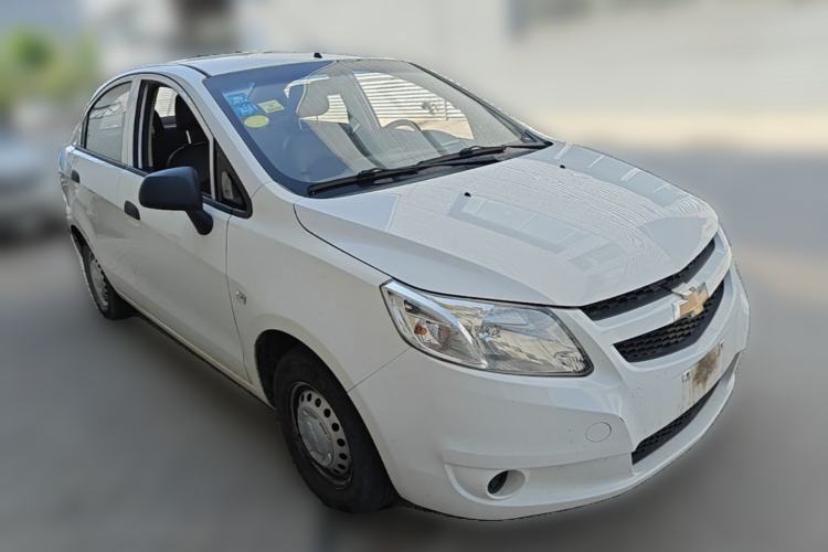 Used Chevrolet Sail 2013 Sedan 1.2L Manual Fashionable Happiness Edition Front Right 45 Deg