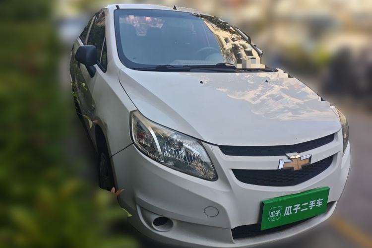 Used Chevrolet Sail 2013 Sedan 1.4L Manual Ideal Edition Front Right 45 Deg