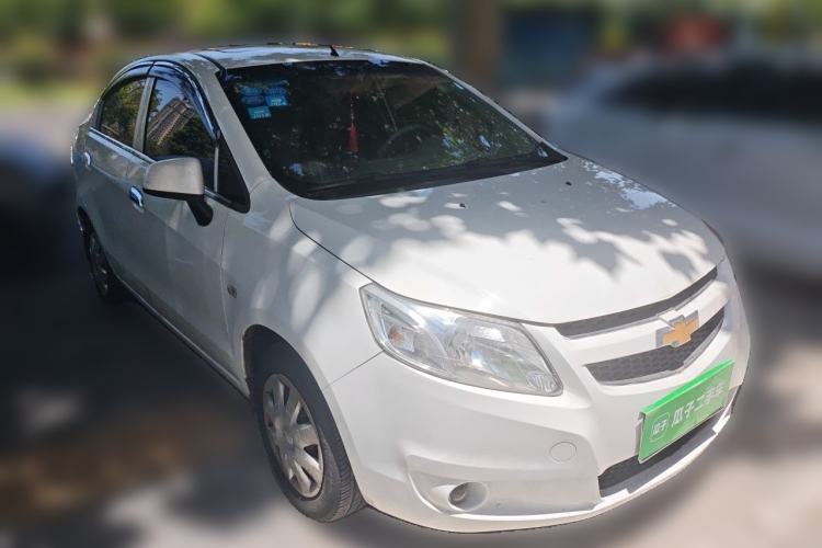 Used Chevrolet Sail 2013 Sedan 1.4L AMT Enjoy Edition Front Right 45 Deg