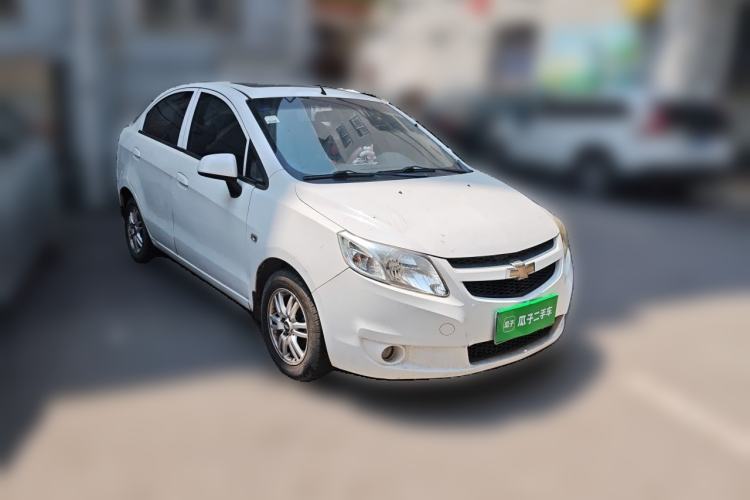 Used Chevrolet Sail 2013 Sedan 1.4L Manual Elegance Edition Front Right 45 Deg