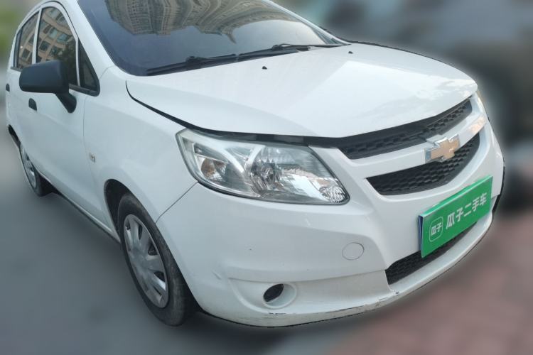 Used Chevrolet Sail 2013 Hatchback 1.2L AMT Ideal Edition Front Right 45 Deg