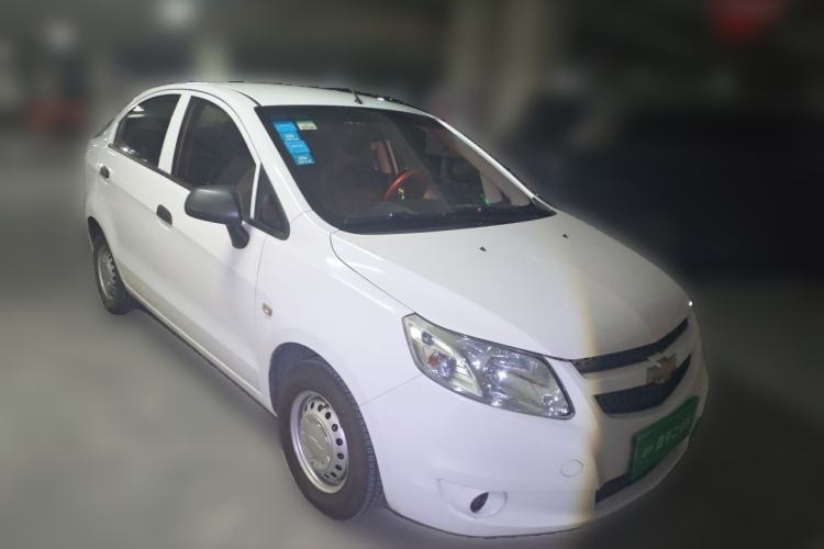 Used Chevrolet Sail 2013 Sedan 1.2L Manual Fashionable Happiness Edition Front Right 45 Deg