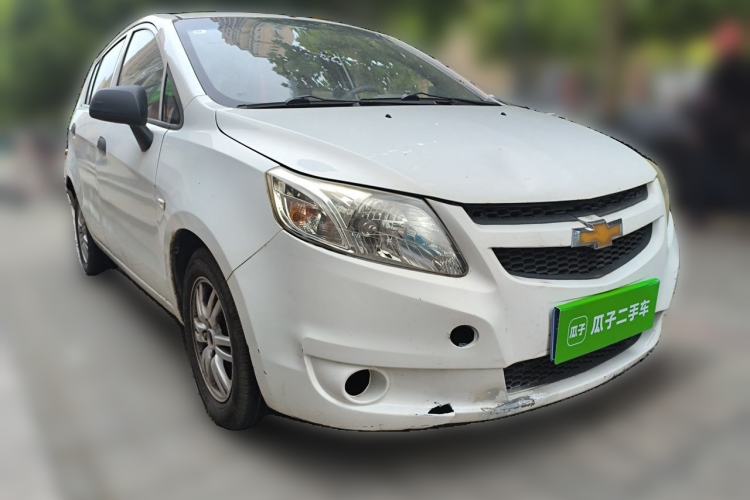 Used Chevrolet Sail 2013 Hatchback 1.2L AMT Ideal Edition Front Right 45 Deg