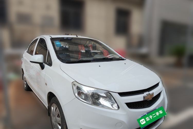 Used Chevrolet Sail 2013 Sedan 1.4L AMT Enjoy Edition Front Right 45 Deg