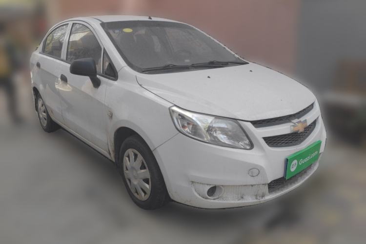 Used Chevrolet Sail 2013 Sedan 1.4L Manual Ideal Happiness Edition Front Right 45 Deg