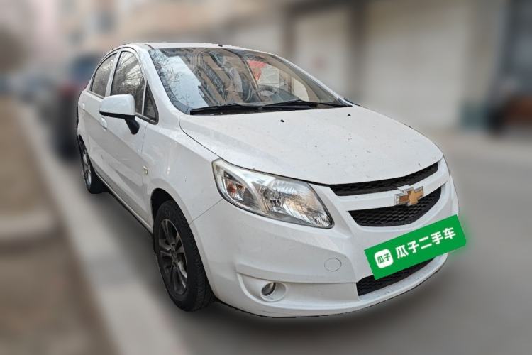 Used Chevrolet Sail 2013 Sedan 1.4L AMT Enjoy Edition Front Right 45 Deg