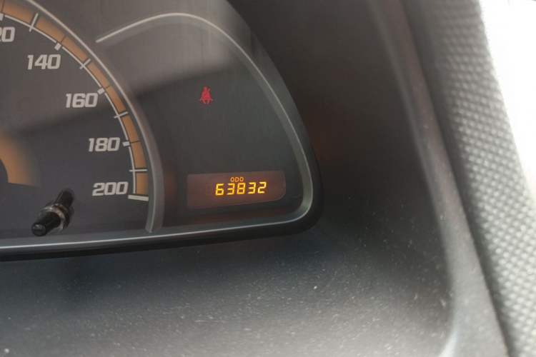 Used Chevrolet Sail 2013 Sedan 1.2L Manual Fashionable Happiness Edition Odometer Close Up
