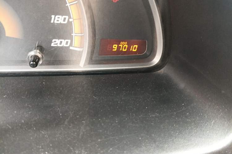 Used Chevrolet Sail 2013 Sedan 1.2L Manual Fashion Edition Odometer Close Up