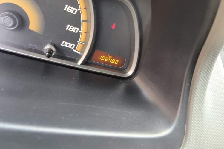 Used Chevrolet Sail 2013 Hatchback 1.4L Manual Enjoyment Edition Odometer Close Up