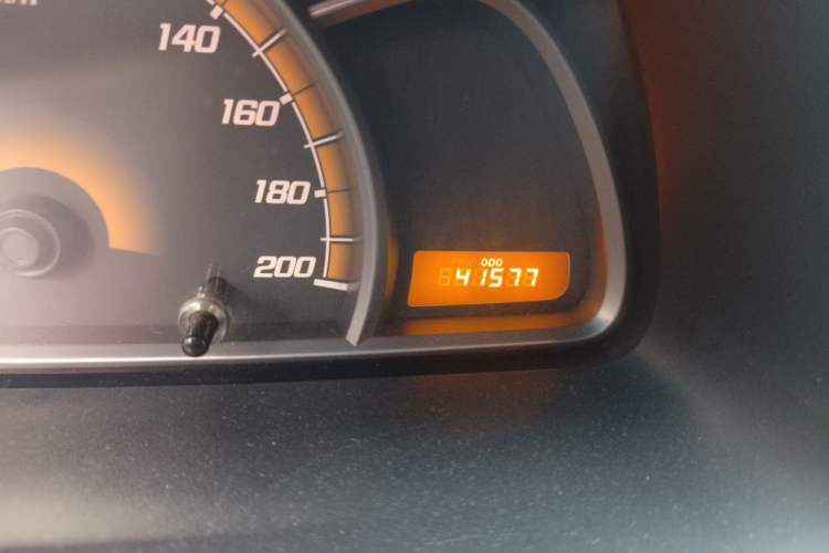 Used Chevrolet Sail 2013 Sedan 1.4L Manual Ideal Happiness Edition Odometer Close Up