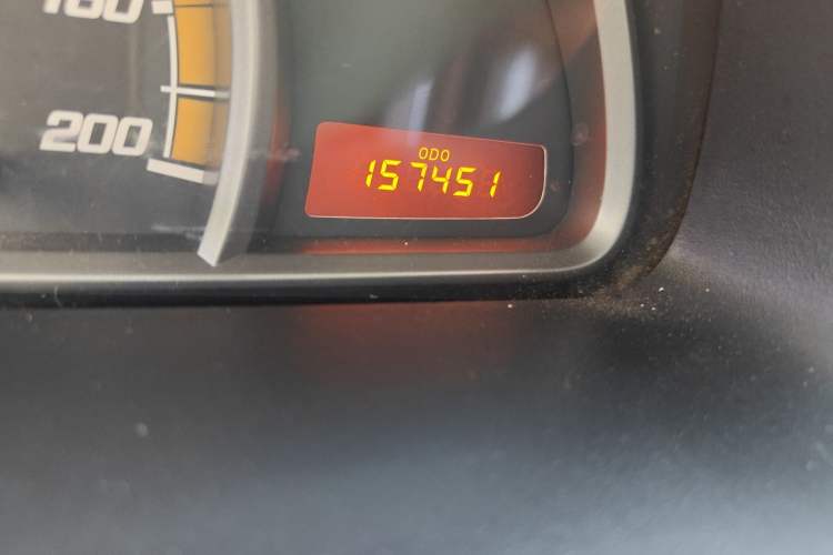 Used Chevrolet Sail 2013 Sedan 1.4L Manual - Youyi Happiness Edition Odometer Close Up