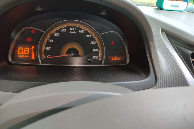 Used Chevrolet Sail 2013 Sedan 1.2L Manual Fashionable Happiness Edition Odometer Close Up