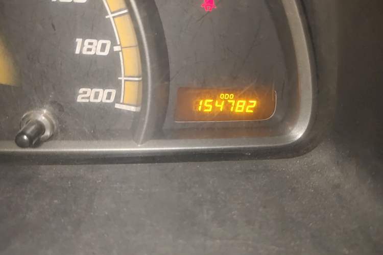 Used Chevrolet Sail 2013 Sedan 1.2L Manual Fashion Edition Odometer Close Up